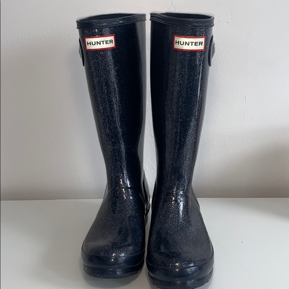 HUNTER BOOTS / NAVY BLUE